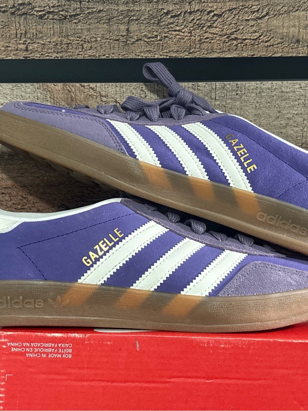 Adidas Gazelle unisex Purple Suede Sneakers